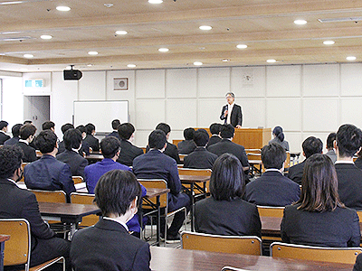 学部対面式（環境情報学部）